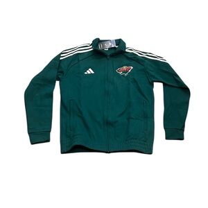 Minnesota Wild Adidas Men’s Full Zip Up Track Jacket